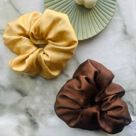 Spice Silk - 100% Mulberry Silk Scrunchies